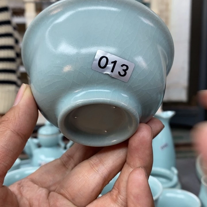 摆件笃****海抱朴汝瓷仿古微瑕