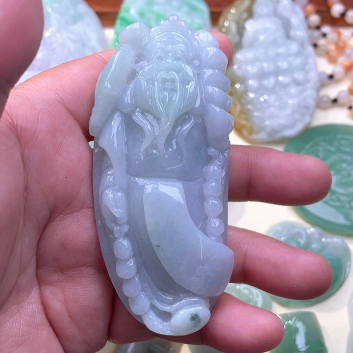 未镶嵌手串翡翠红**铁财神