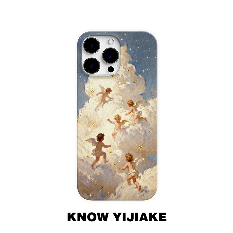 凡间天使适用苹果17promax艺术手机壳16华为小米15oppo套vivo小众