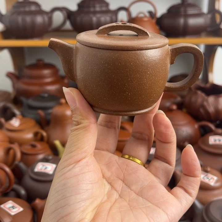 茶壶紫砂80cc降坡半手