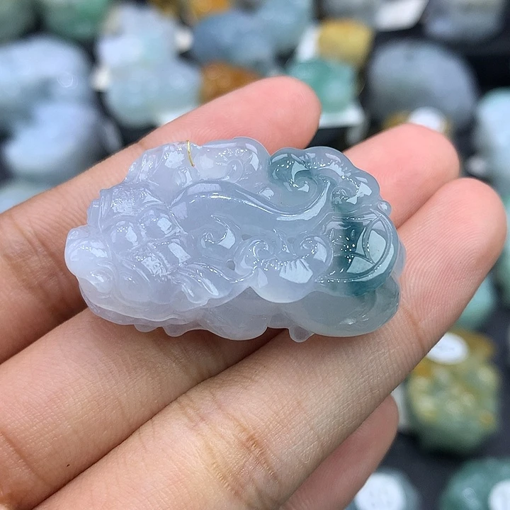 翡翠未镶嵌颈饰天然缅甸翡翠