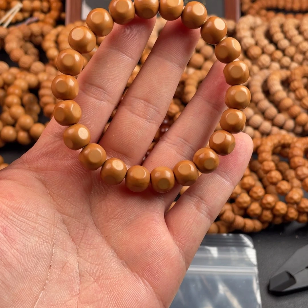 手串猴头核桃生**手泛油轻微走色六方 A777