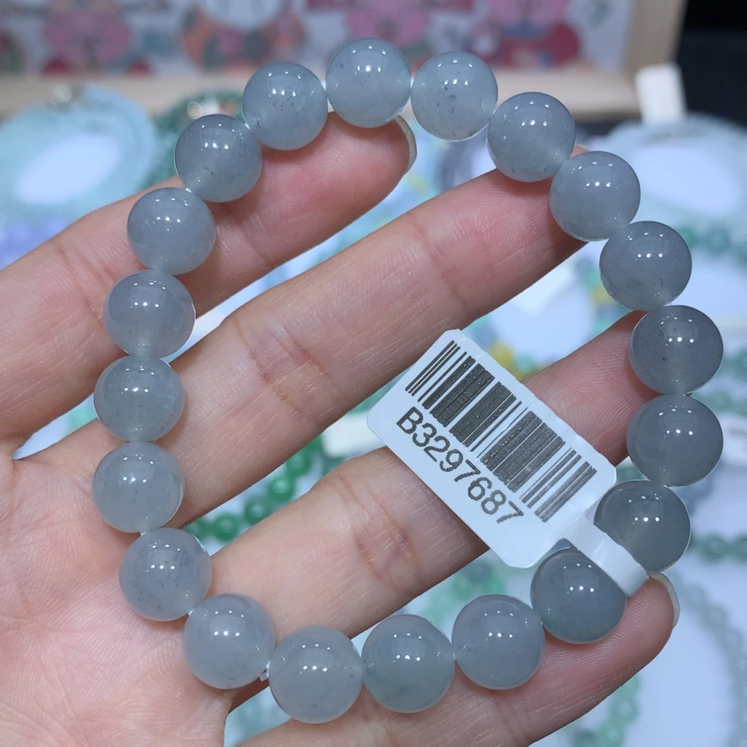 翡翠未镶嵌手链天然