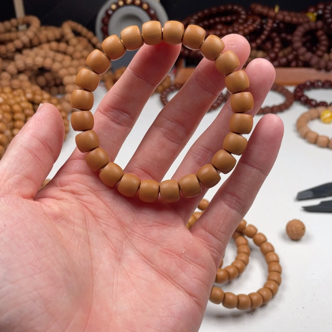 【闪购商品】猴头核桃手串全品自然走色问天切王带雕刻