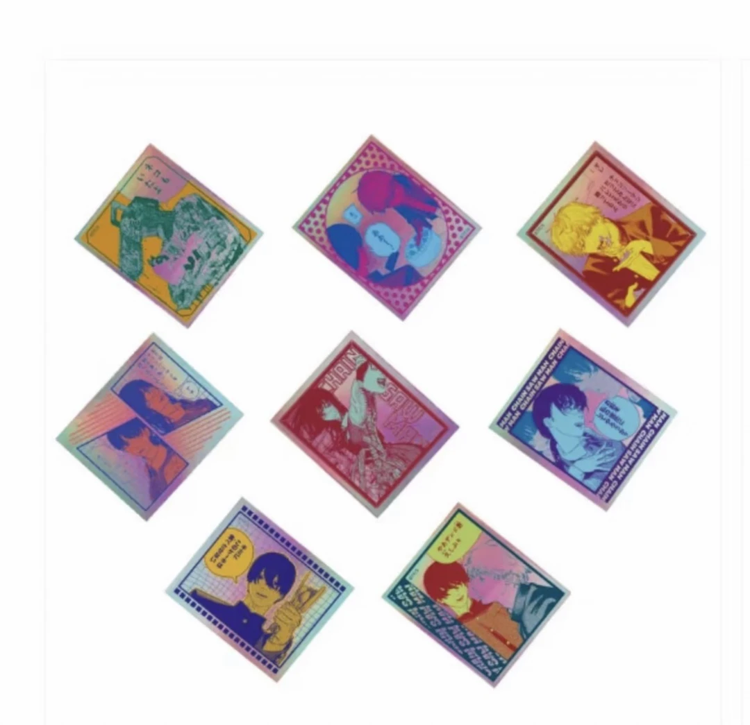 【电锯人】js限定 电锯人原画极光贴纸