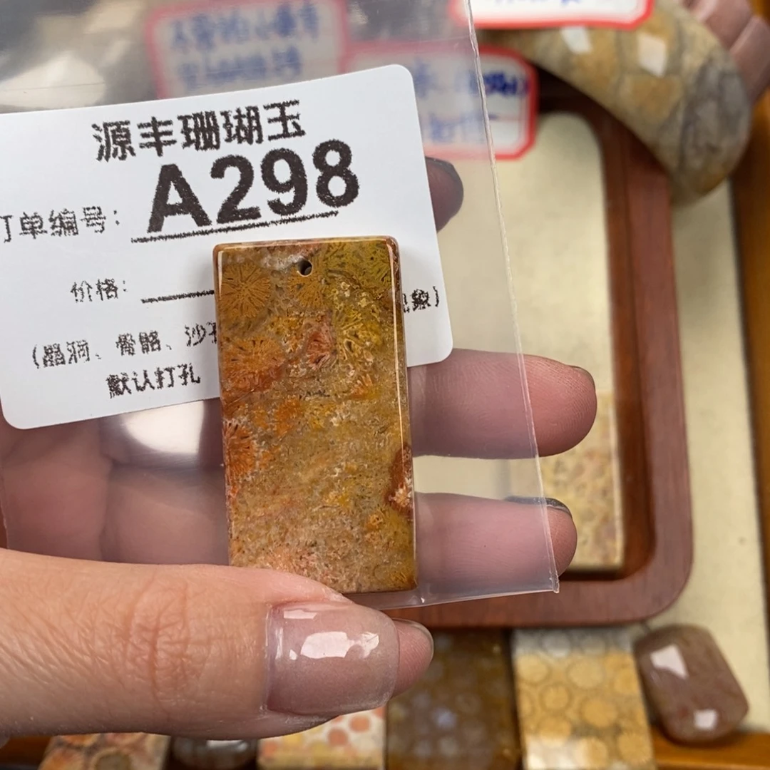 硅化玉颈饰未镶嵌旅****8