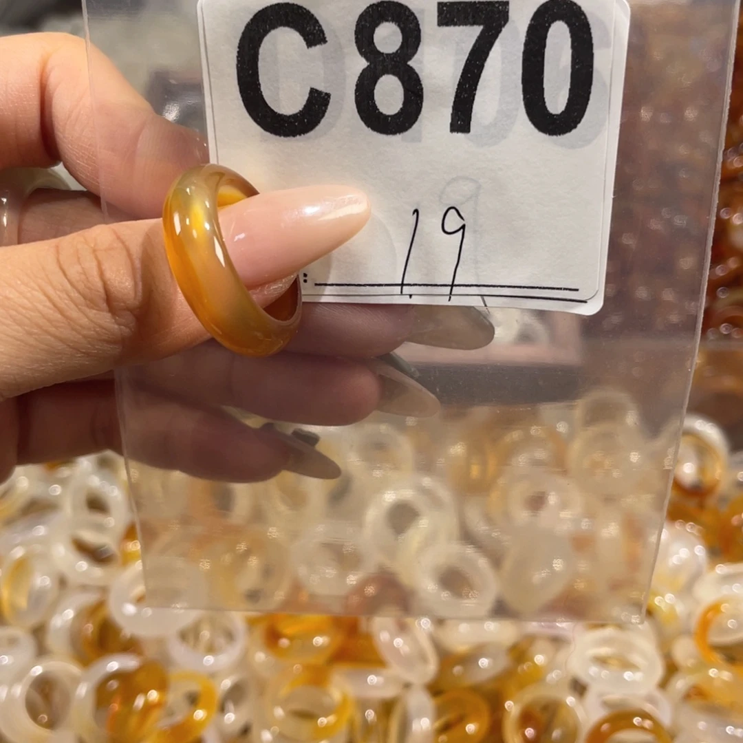 未镶嵌戒指玛瑙/玉髓870