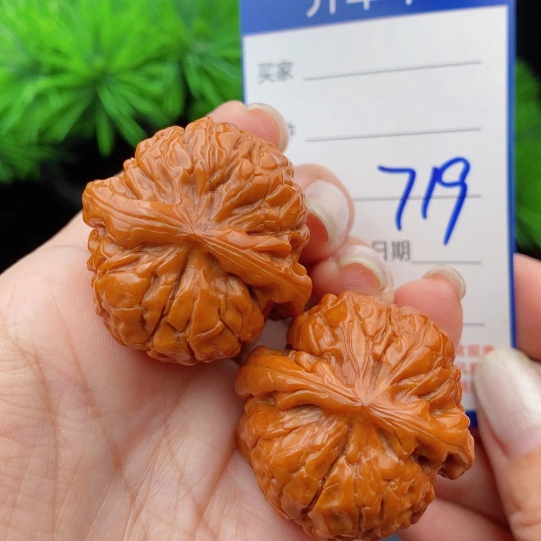文玩核桃把件36甲骨文719