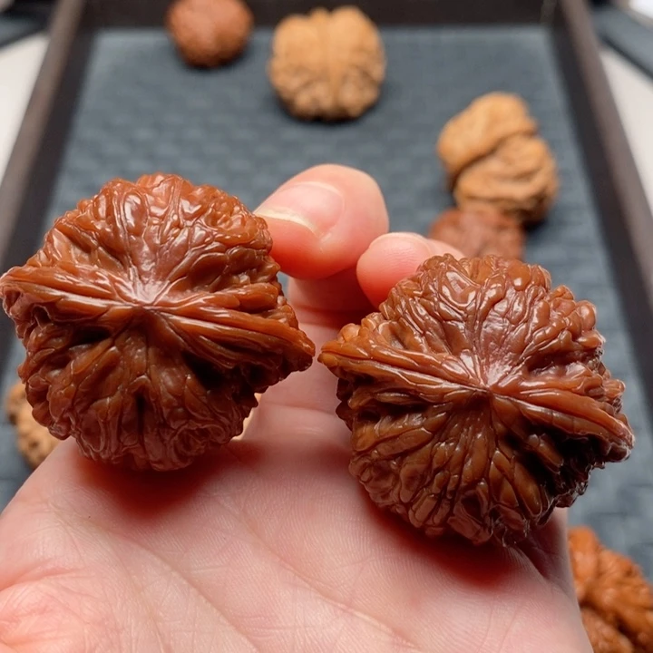 文玩核桃把件磨盘山地磨