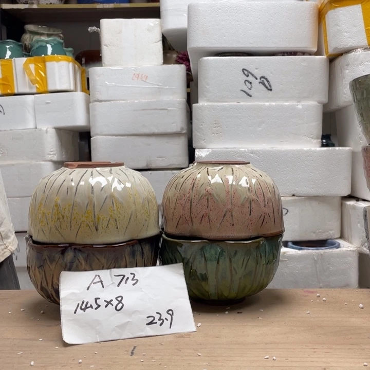 粗陶多肉花盆瑕疵713