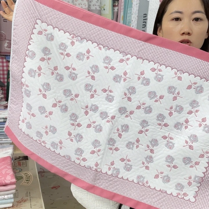 棉特价粉色玫瑰花
