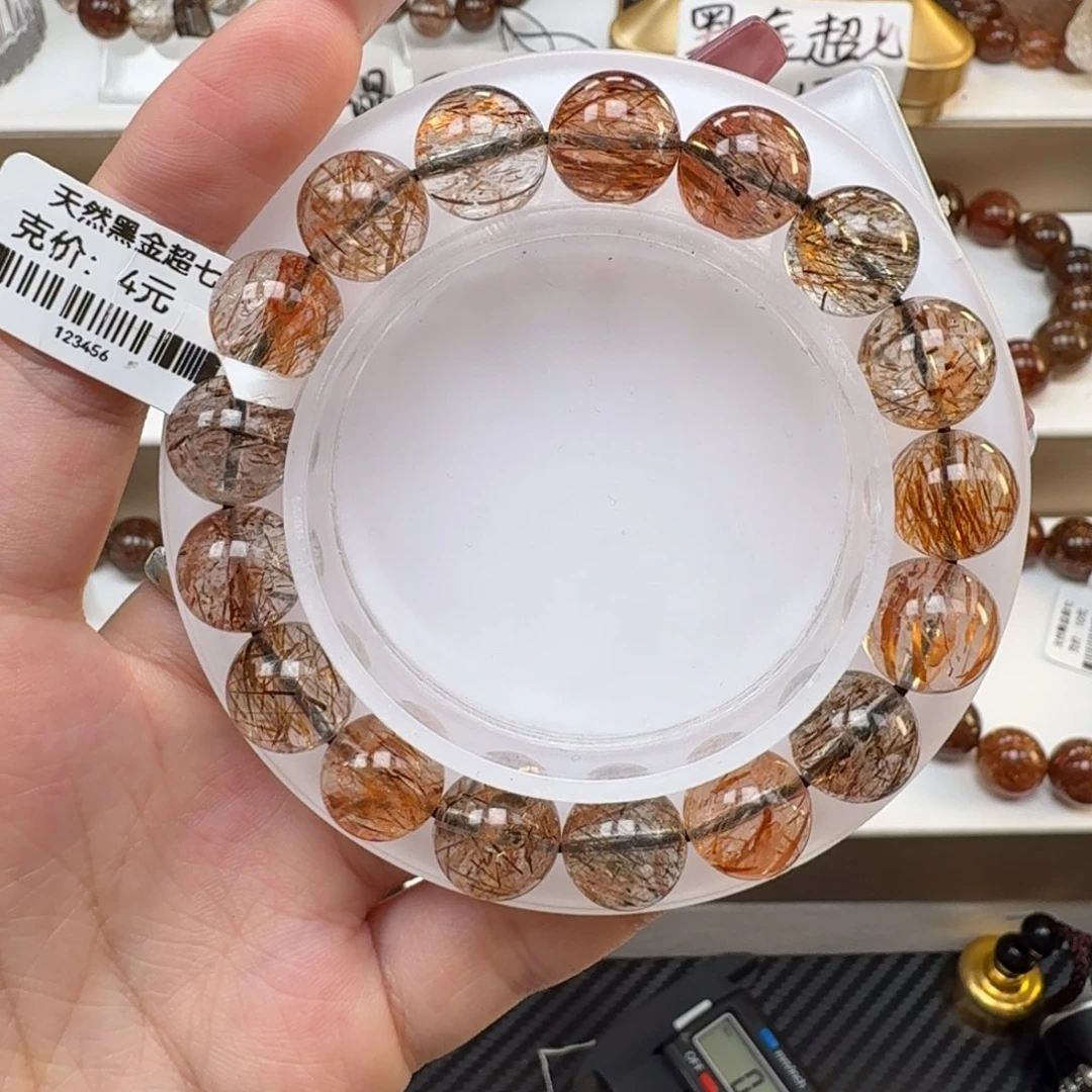 未镶嵌水晶手链黑金超七多样性发其一