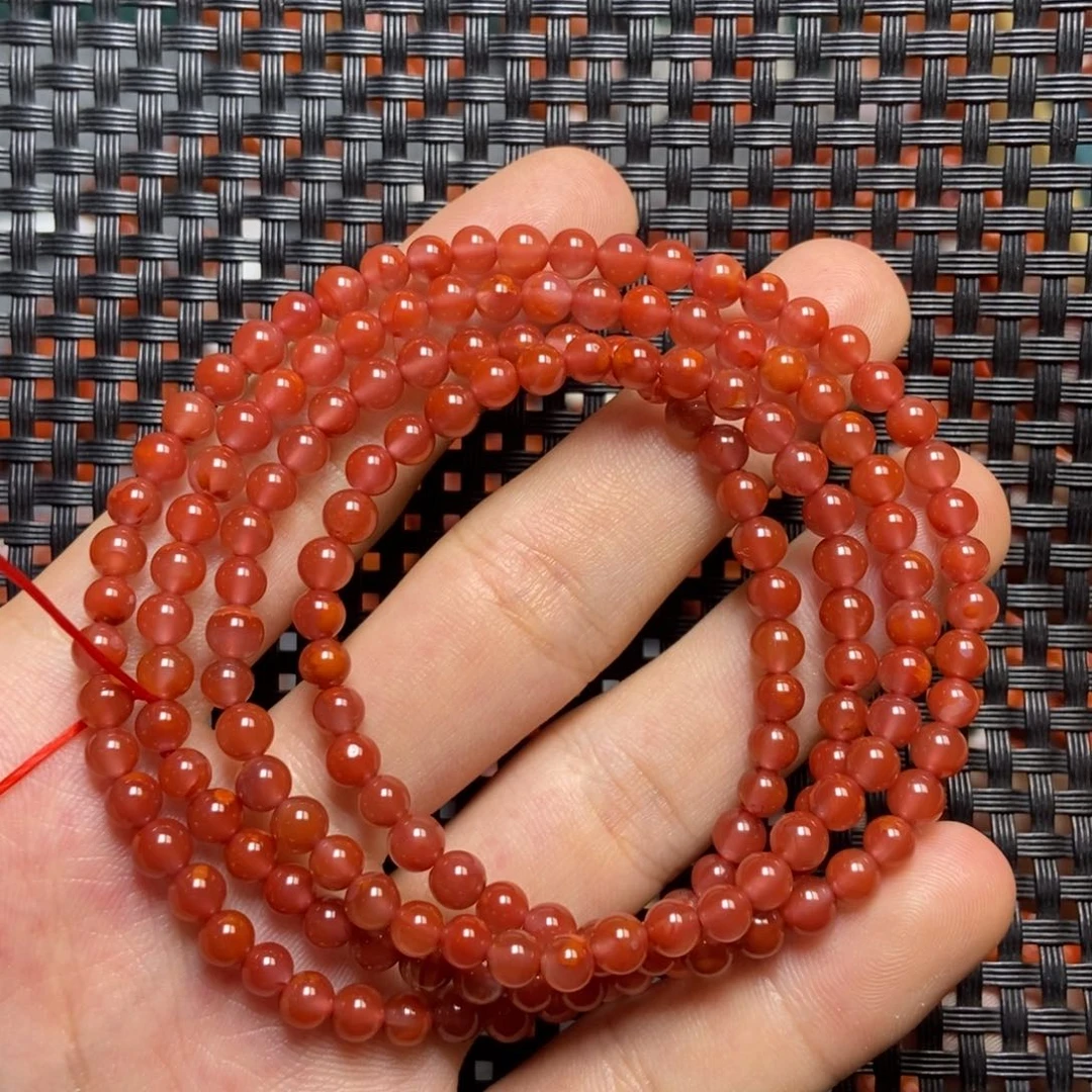 未镶嵌手链南红玛瑙4+’mm