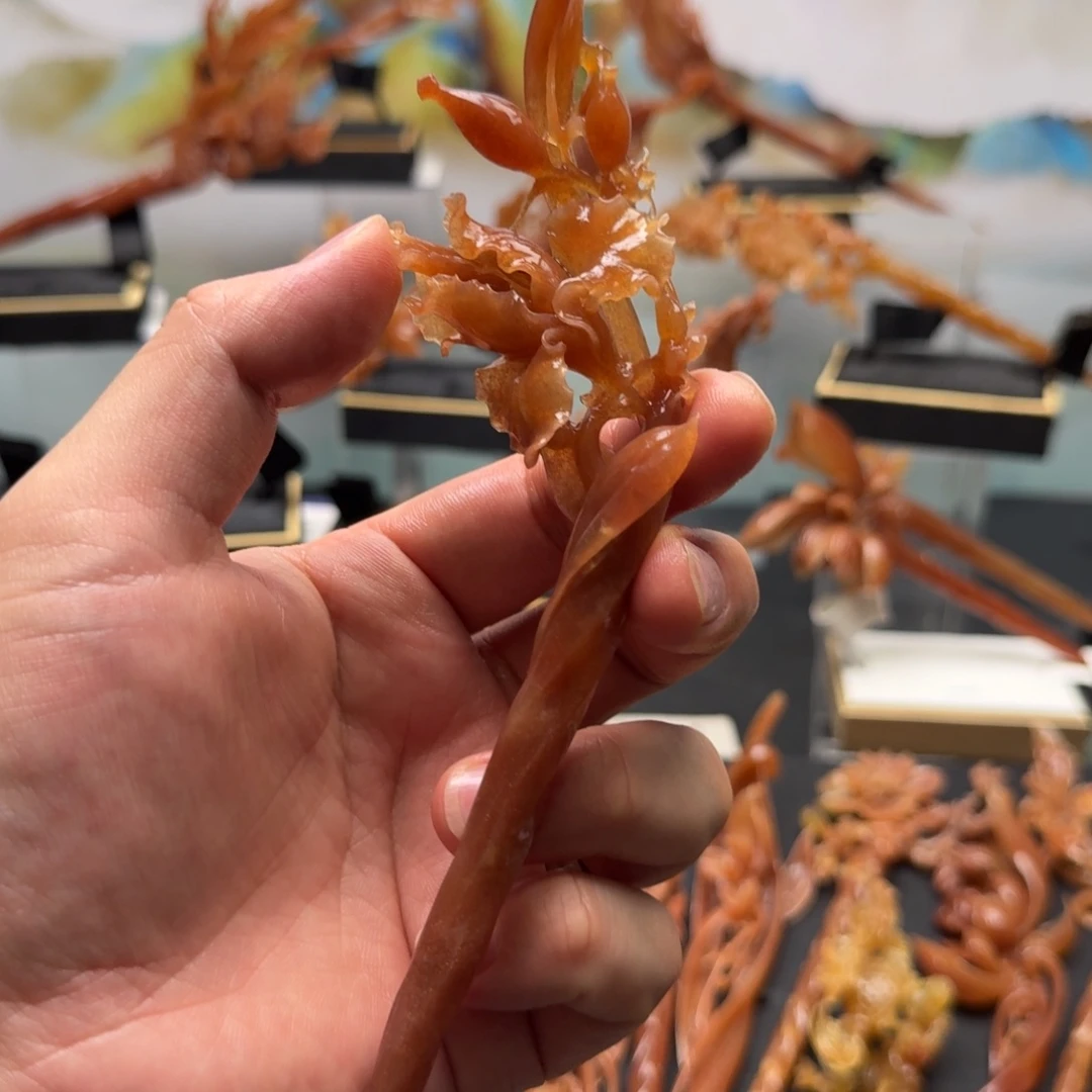 岫玉发饰未镶嵌?****明君玉簪就是好看