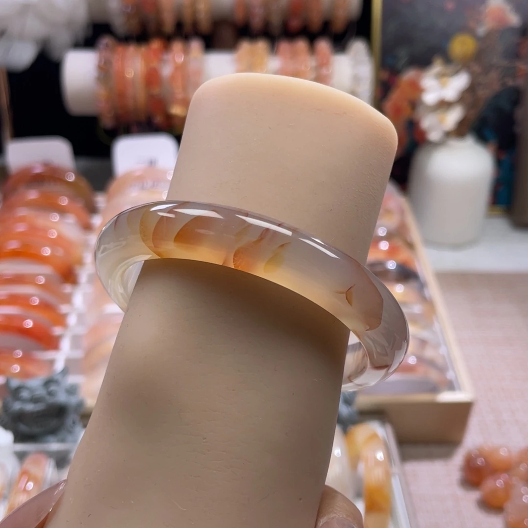 玛瑙/玉髓未镶嵌手镯57.5mm