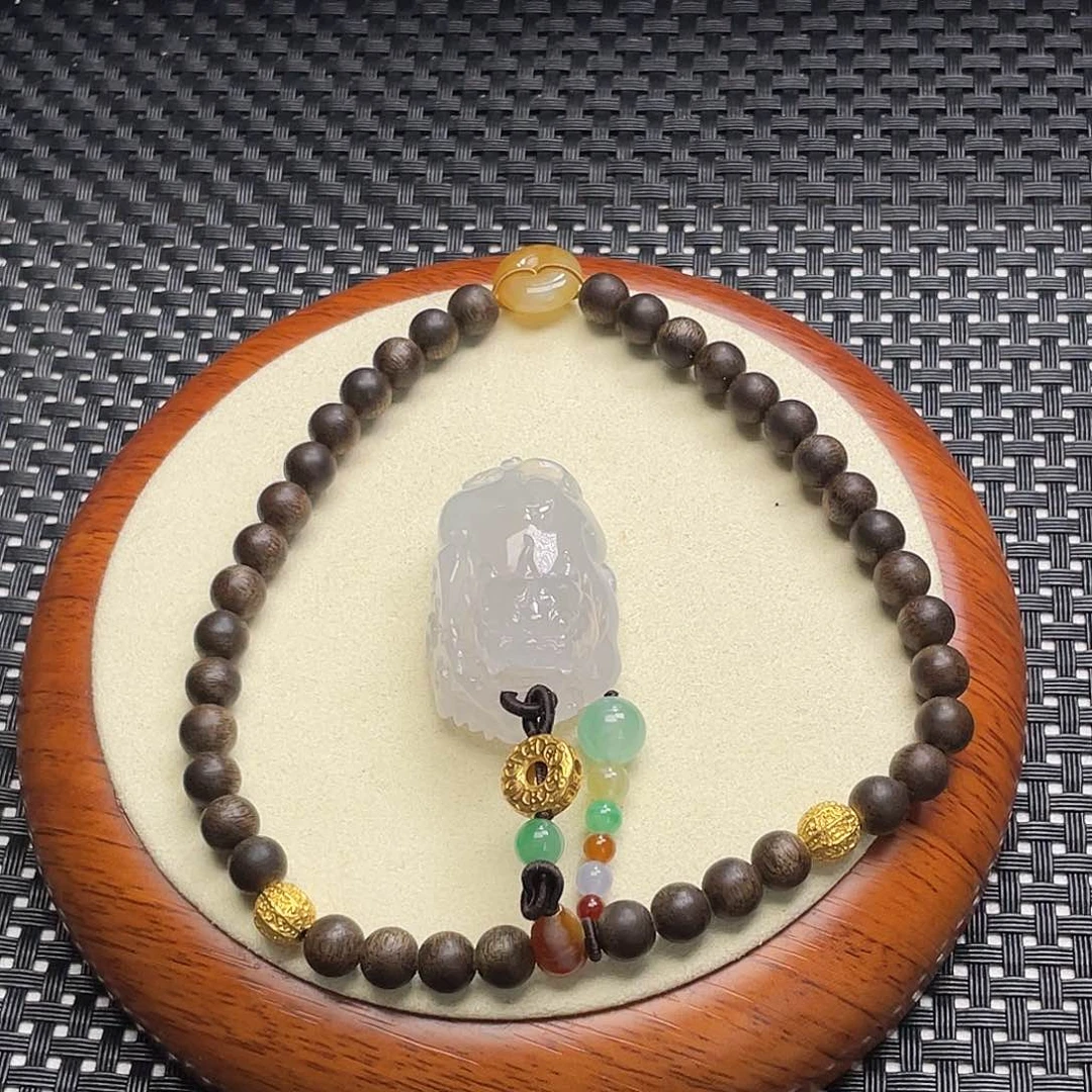 翡翠手链未镶嵌卡6.8