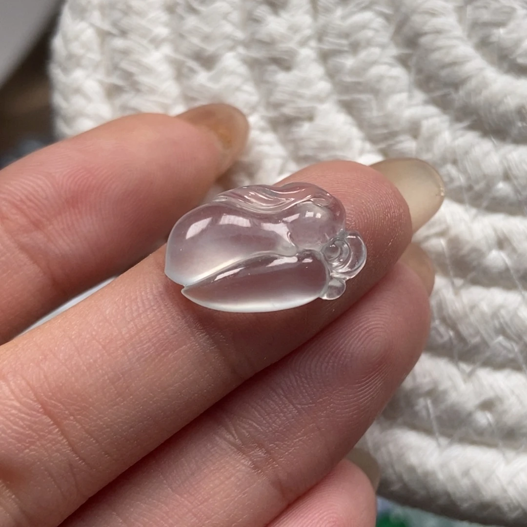 未镶嵌定制翡翠兔子