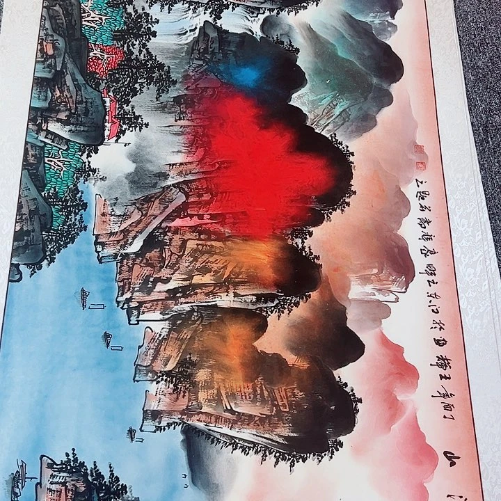 手绘作品全场放漏现场