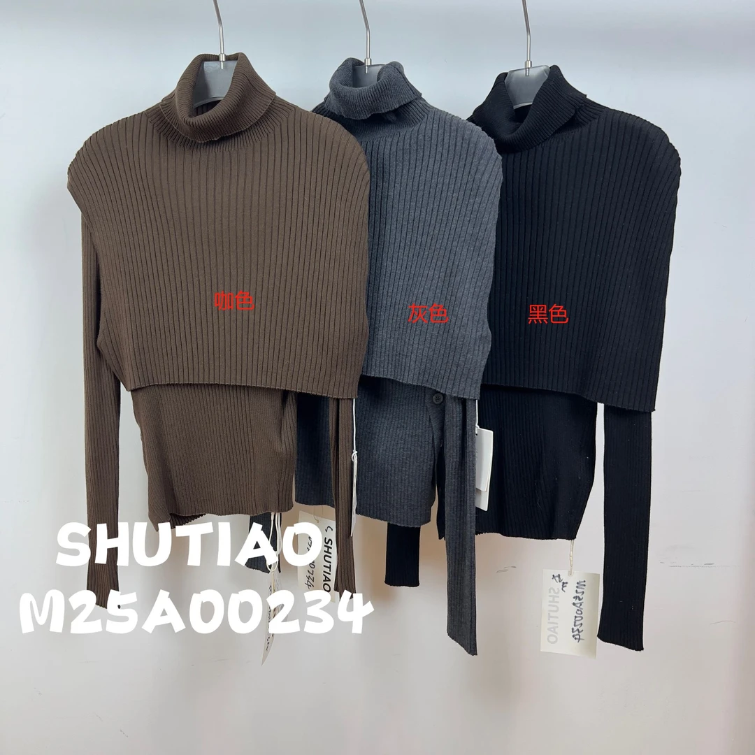 【SHUTIAO】2024秋冬：新款小众设计款两件套M25A00234