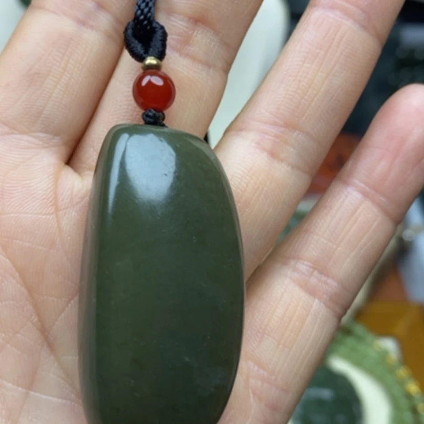 【闪购商品】未镶嵌岫岩河磨玉（透闪石质玉）挂件