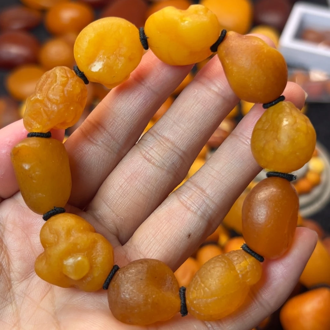琥珀裸石未镶嵌天然蜜蜡