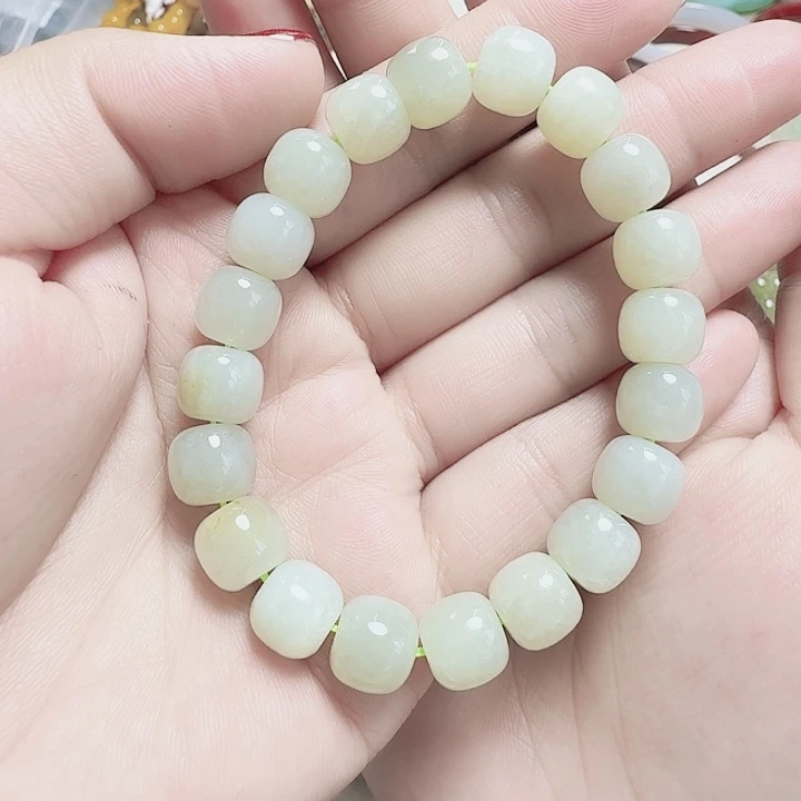 和田玉手串未镶嵌