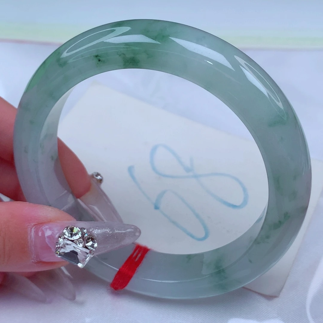 翡翠手镯未镶嵌天然缅甸翡翠A货手镯