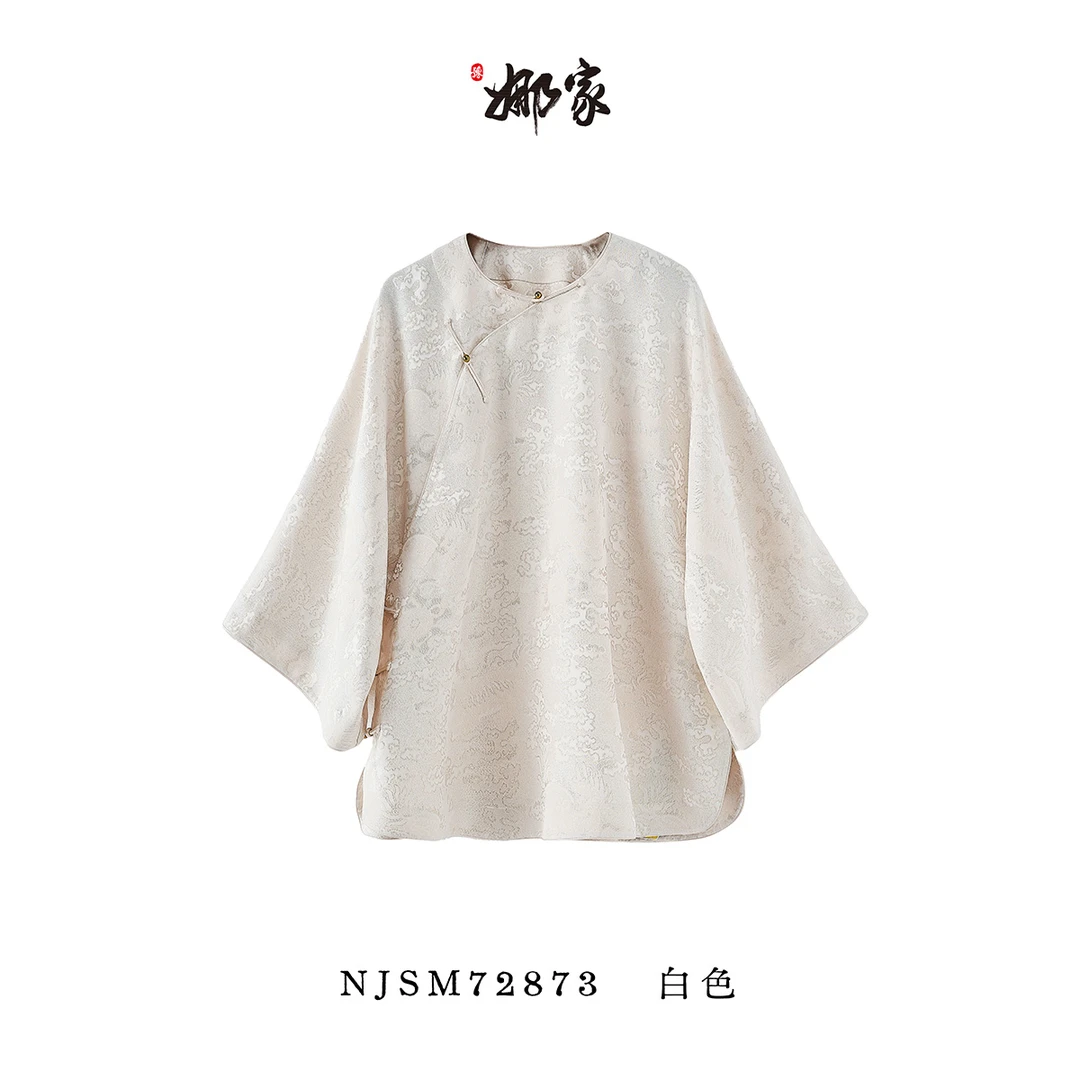 娜家·国风【素问天香】正绢斜襟百搭金丝姐姐服上衣 NJSM（72873）