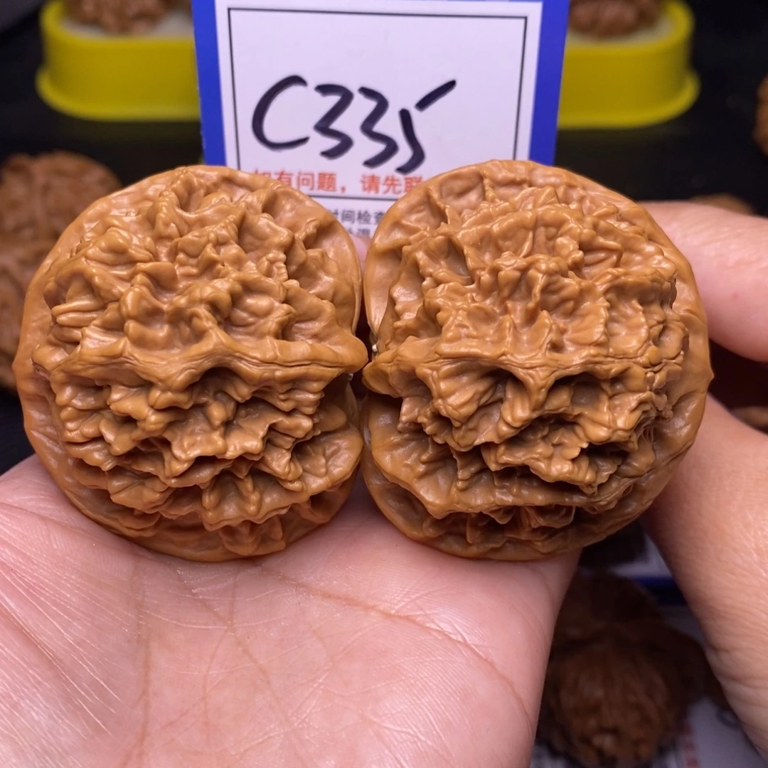文玩核桃把件52帝王c335