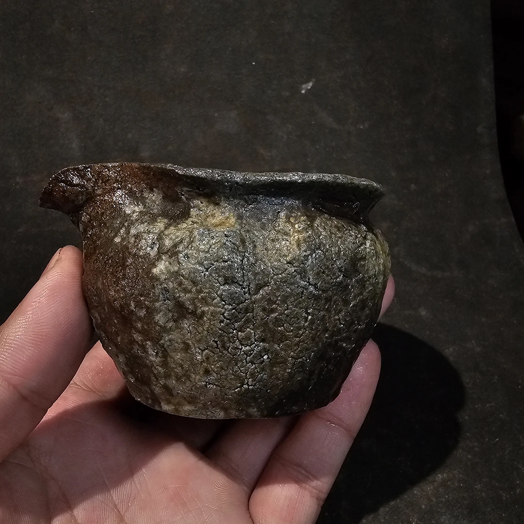 极阳柴烧手捏公道杯100cc