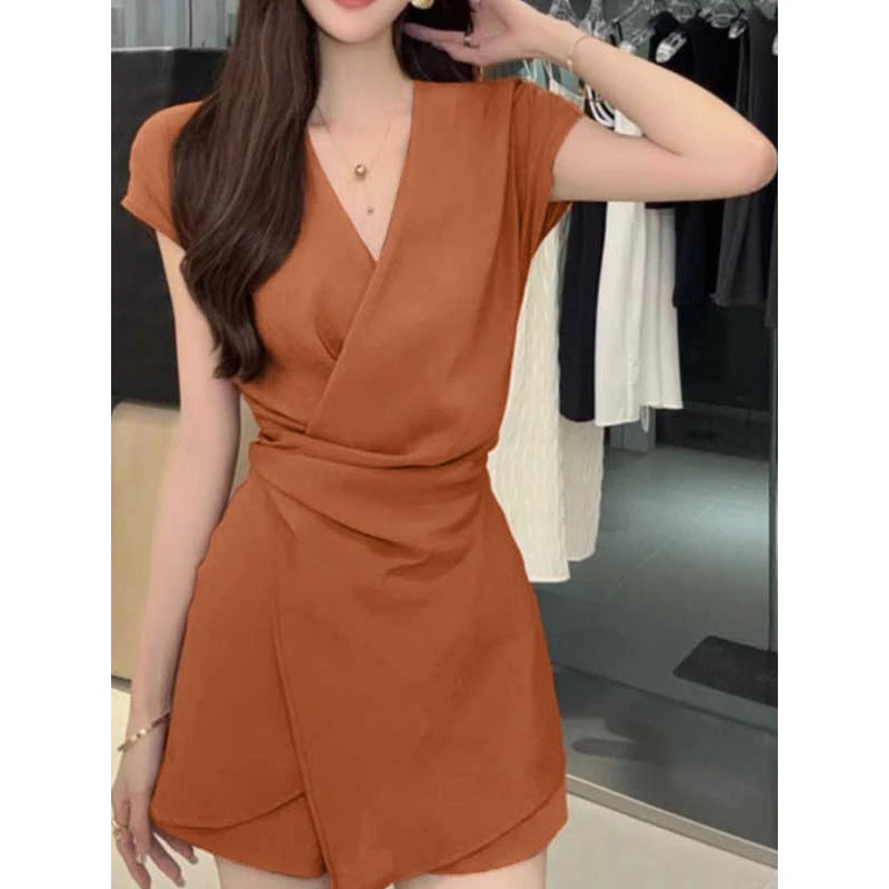 【两件套】A280 2025夏季搭配一整套时尚炸街减龄收腰两件套装女