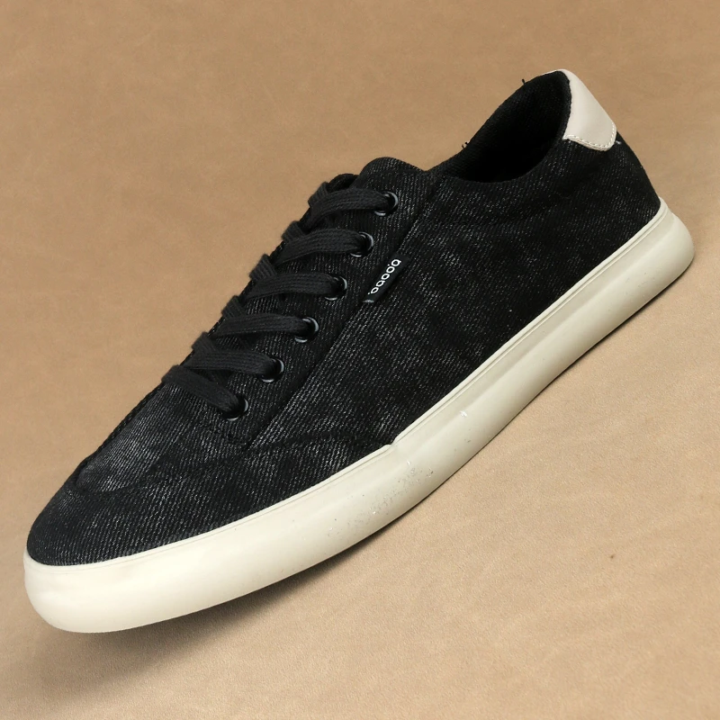 2025春季新款时尚百搭潮流舒适透气男士布鞋潮鞋休闲一脚蹬板鞋