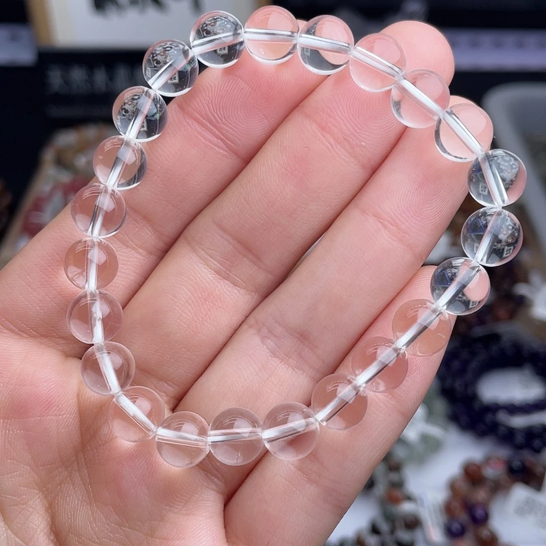 水晶手串未镶嵌天然
