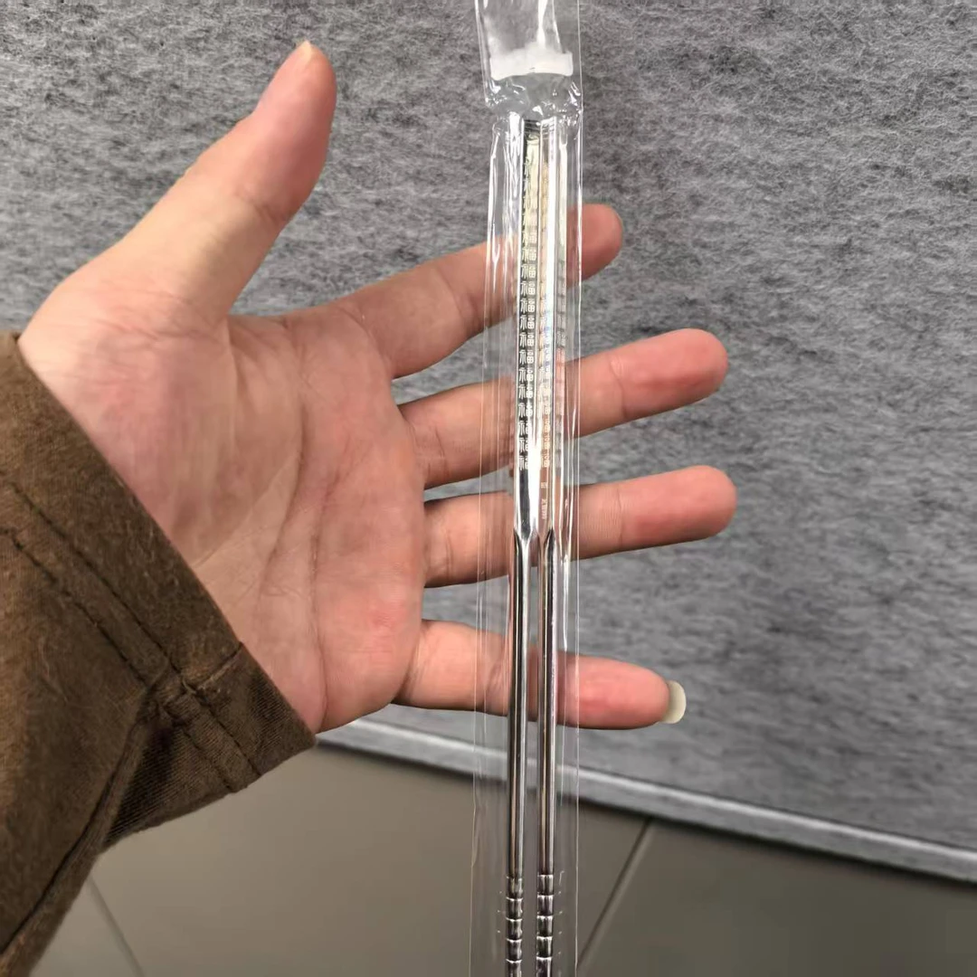 足银银制品 左边珠宝丨足银百福筷子