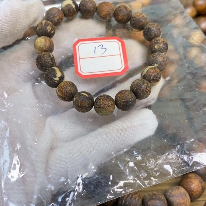 贡木手串/手链1.0妖花黑油麻丝龙鳞