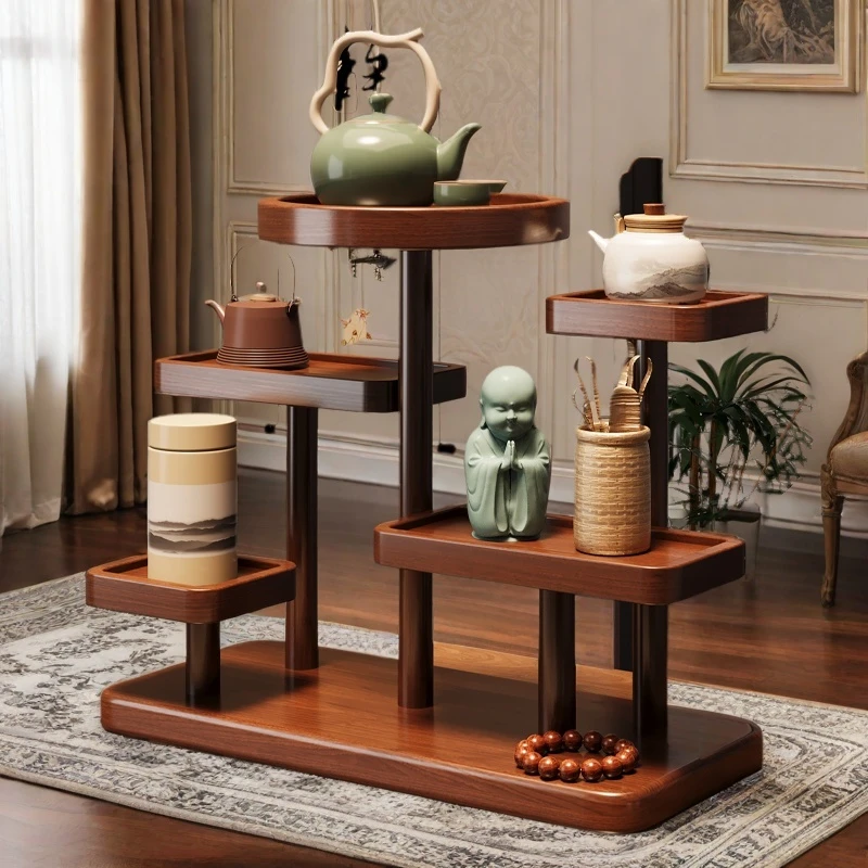 桌面置物架趣味展示化妆品手办家用多层收纳整理架