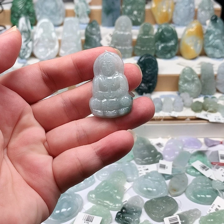 吊坠(不含链)未镶嵌翡翠96观音