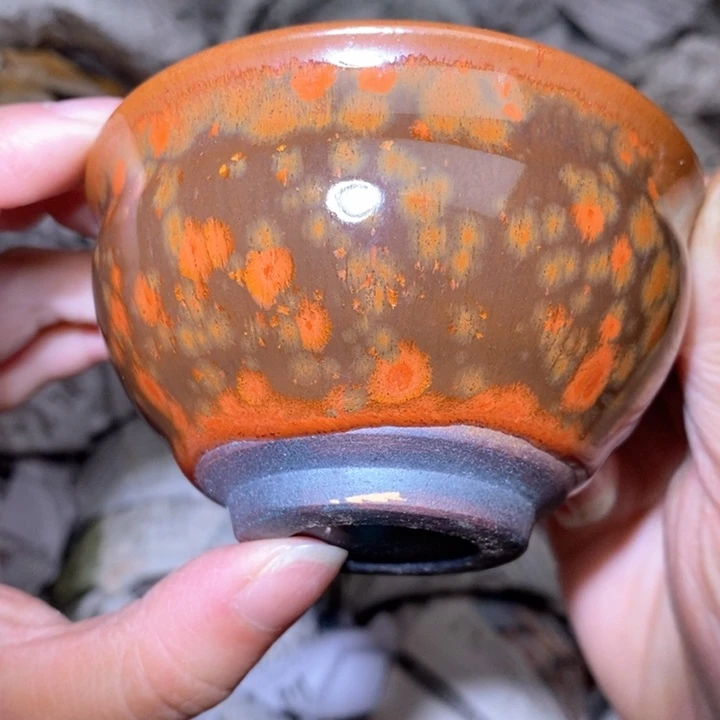 茶盏微瑕，建盏主人杯，介意勿拍