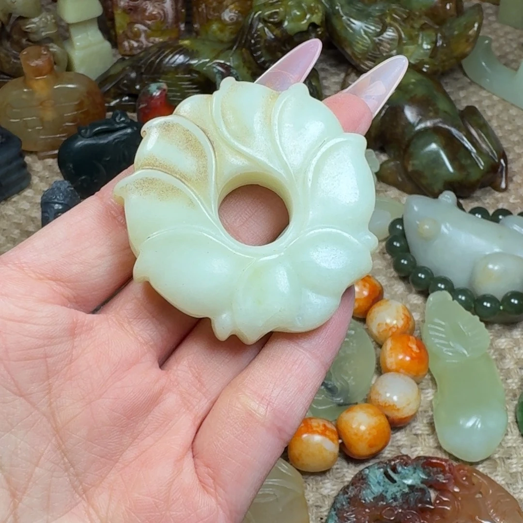 吊坠白玉菩提挂件