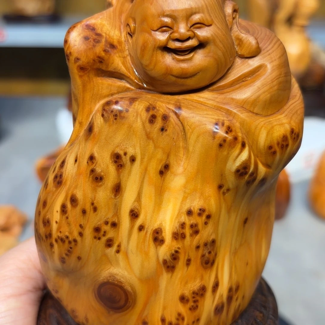 木用****4太行崖柏弥勒佛留疤