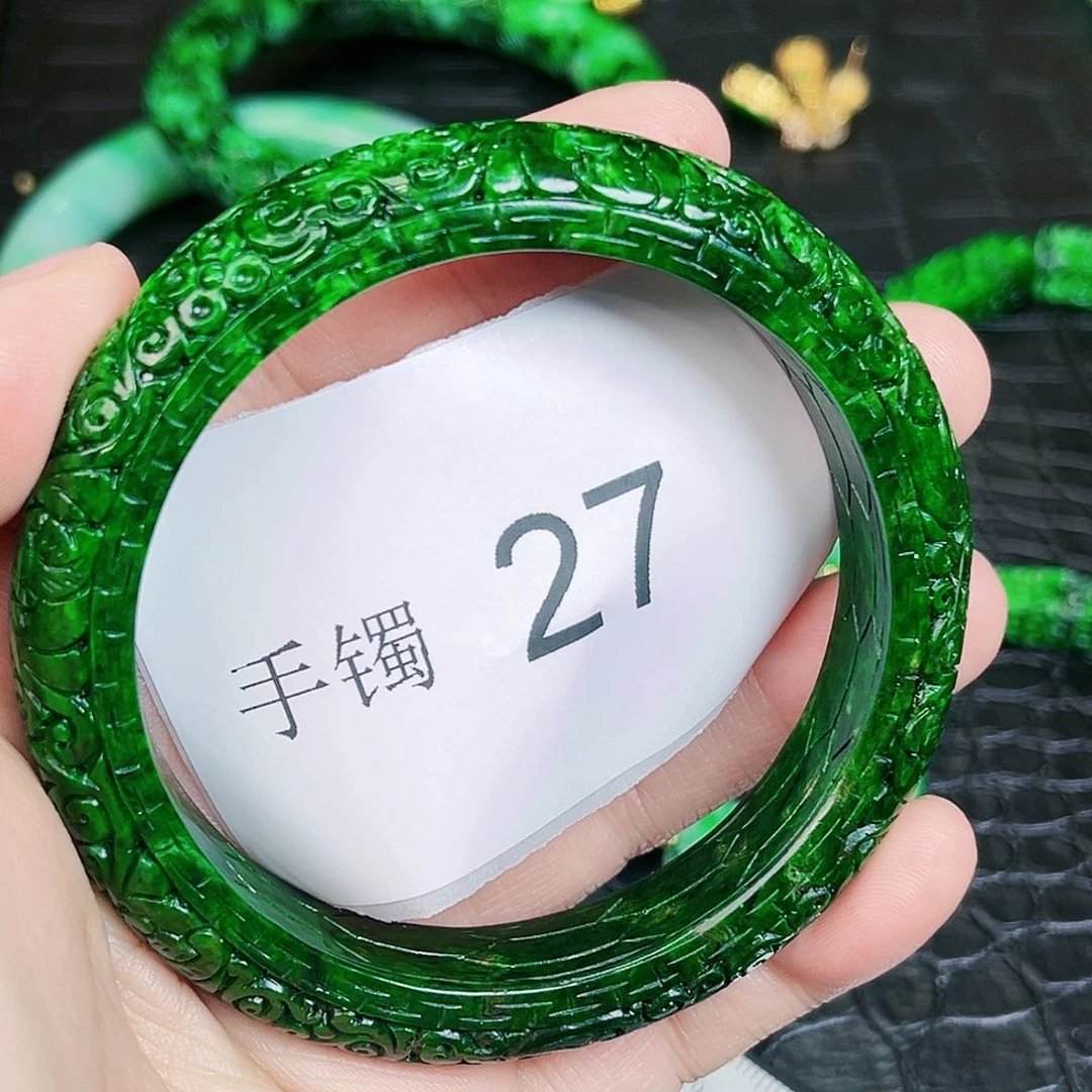 翡翠手镯未镶嵌手镯58-59