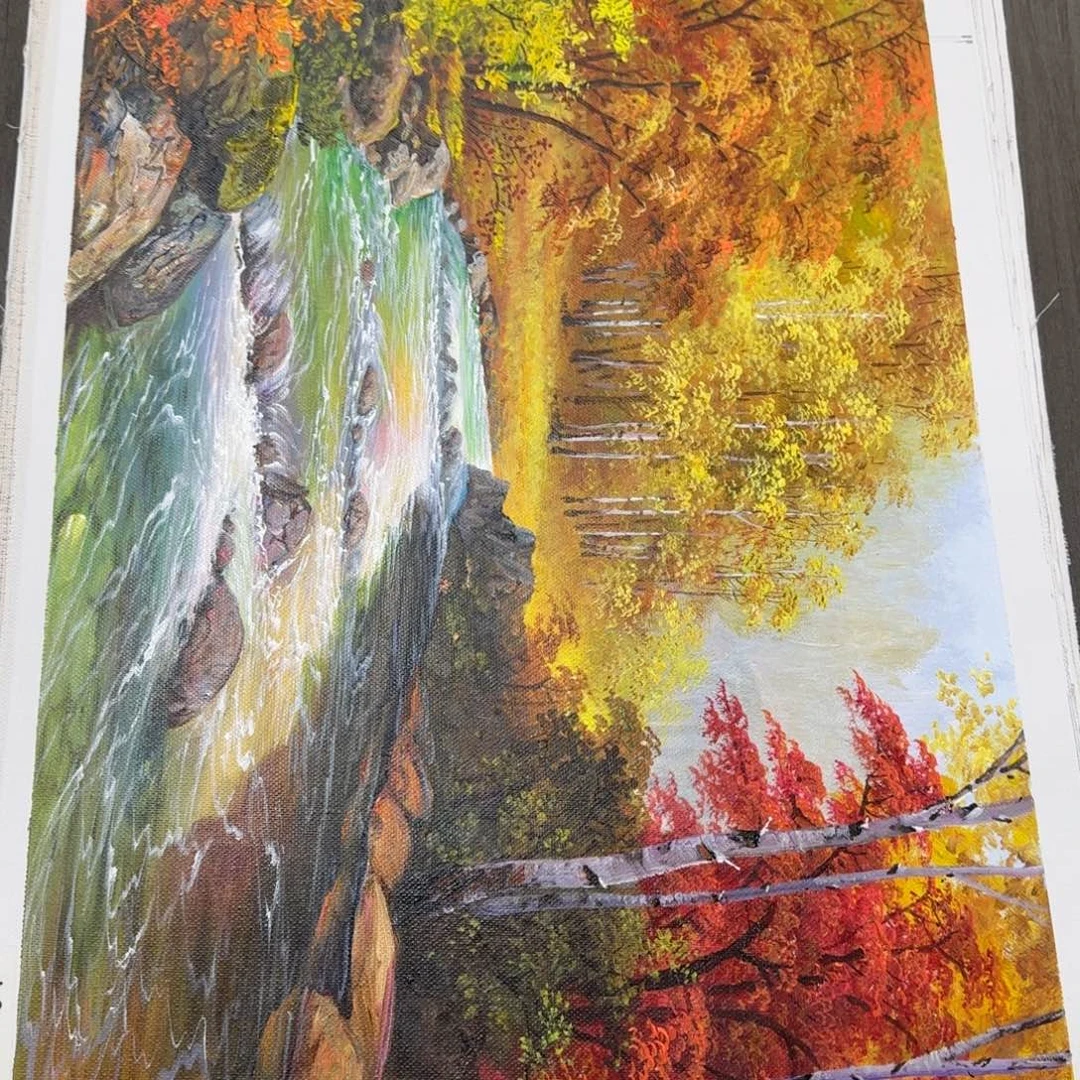 油画你在我心里是个