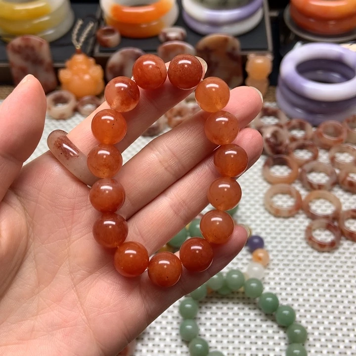 石英质玉未镶嵌手串