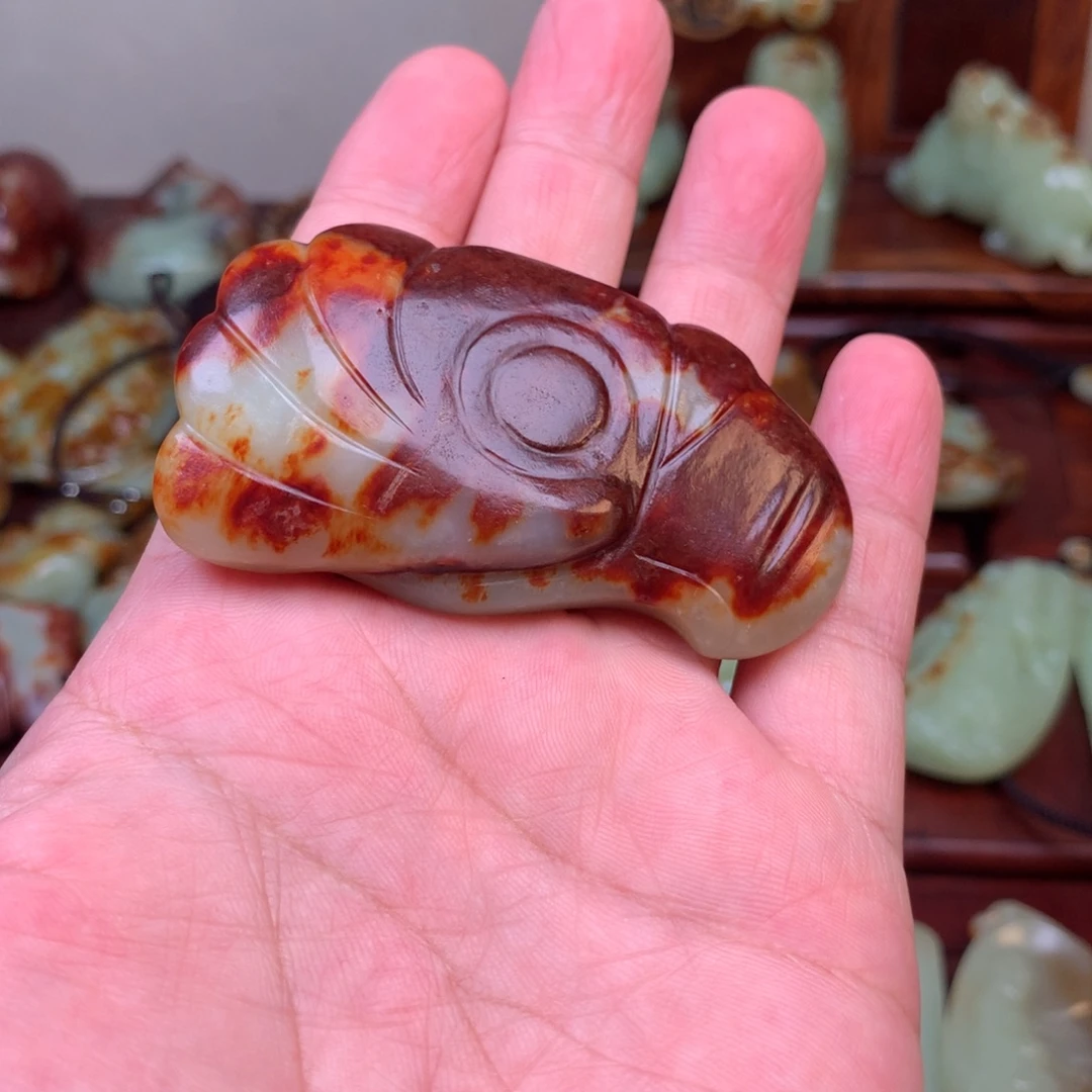 岫岩河磨玉（透闪石质玉）未镶嵌颈饰