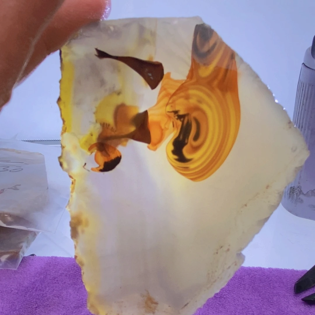 玛瑙/玉髓吊坠(不含链)未镶嵌事*