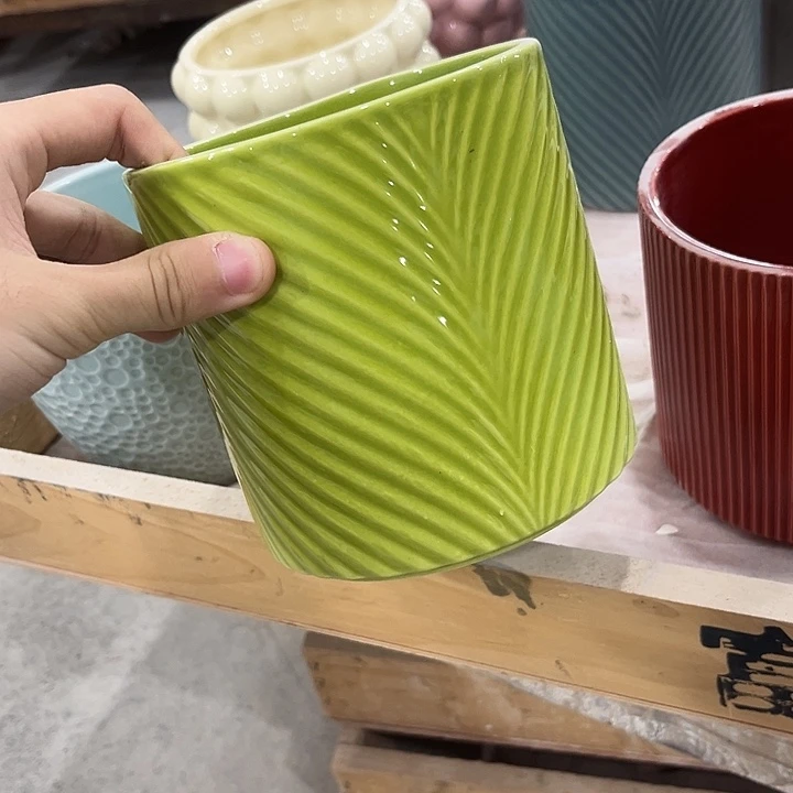 有孔有孔！全场福利价陶瓷花盆