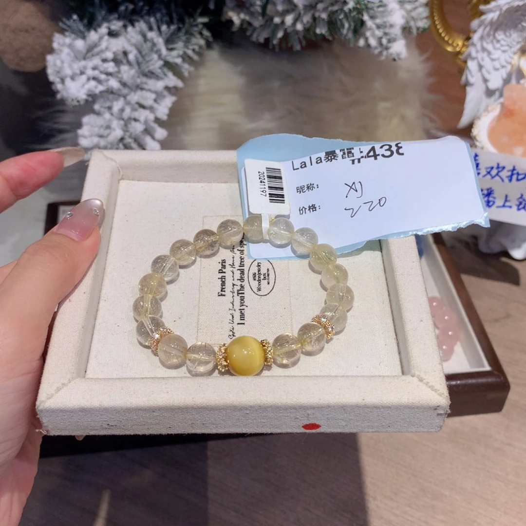 水晶手串未镶嵌嘻*-438号