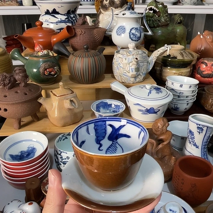 瓷片一套杯子不错的哦