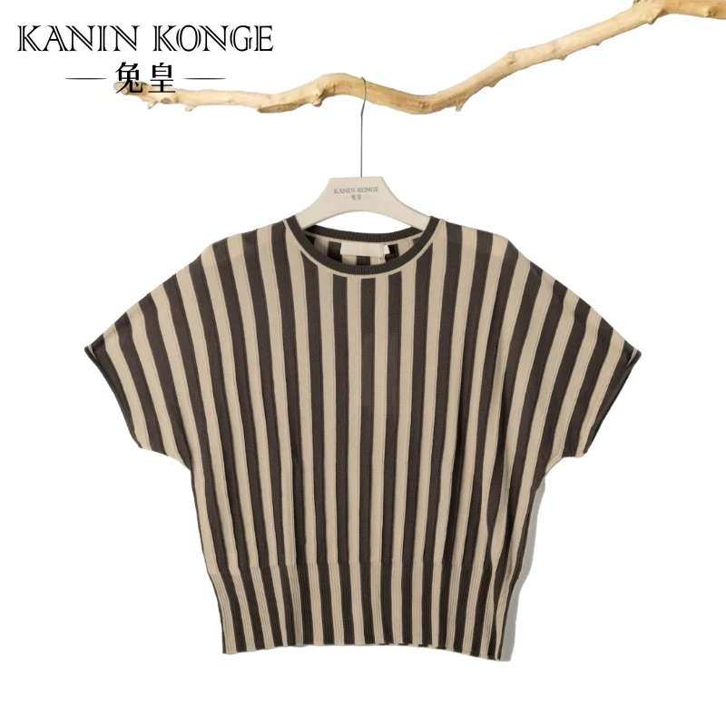 兔皇春夏圆领撞色女套衫ZBTH2DS032