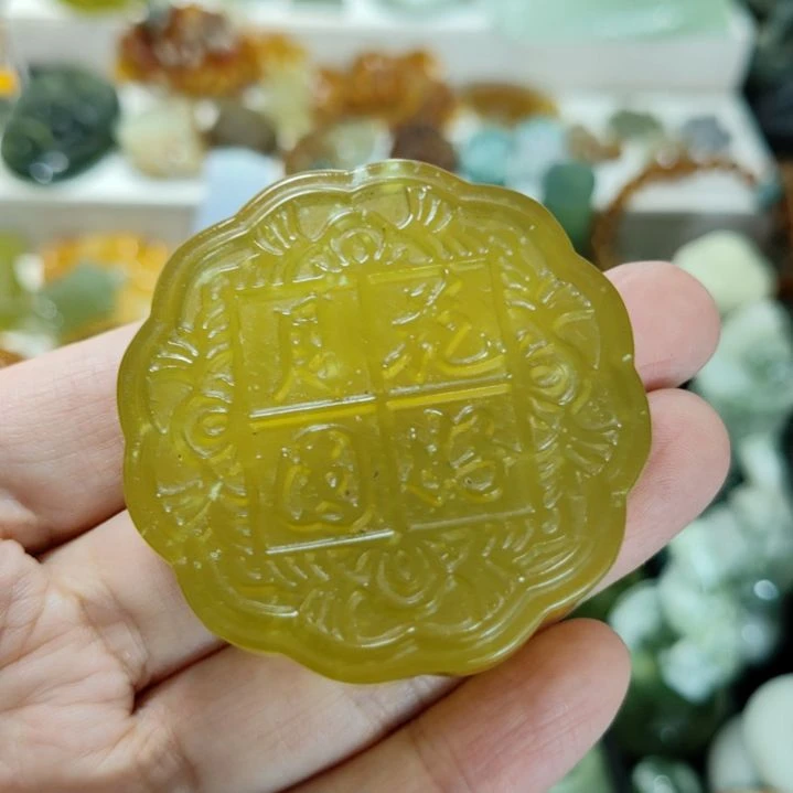 岫玉未镶嵌手把件款式